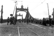 Most Krakusa - wjazd